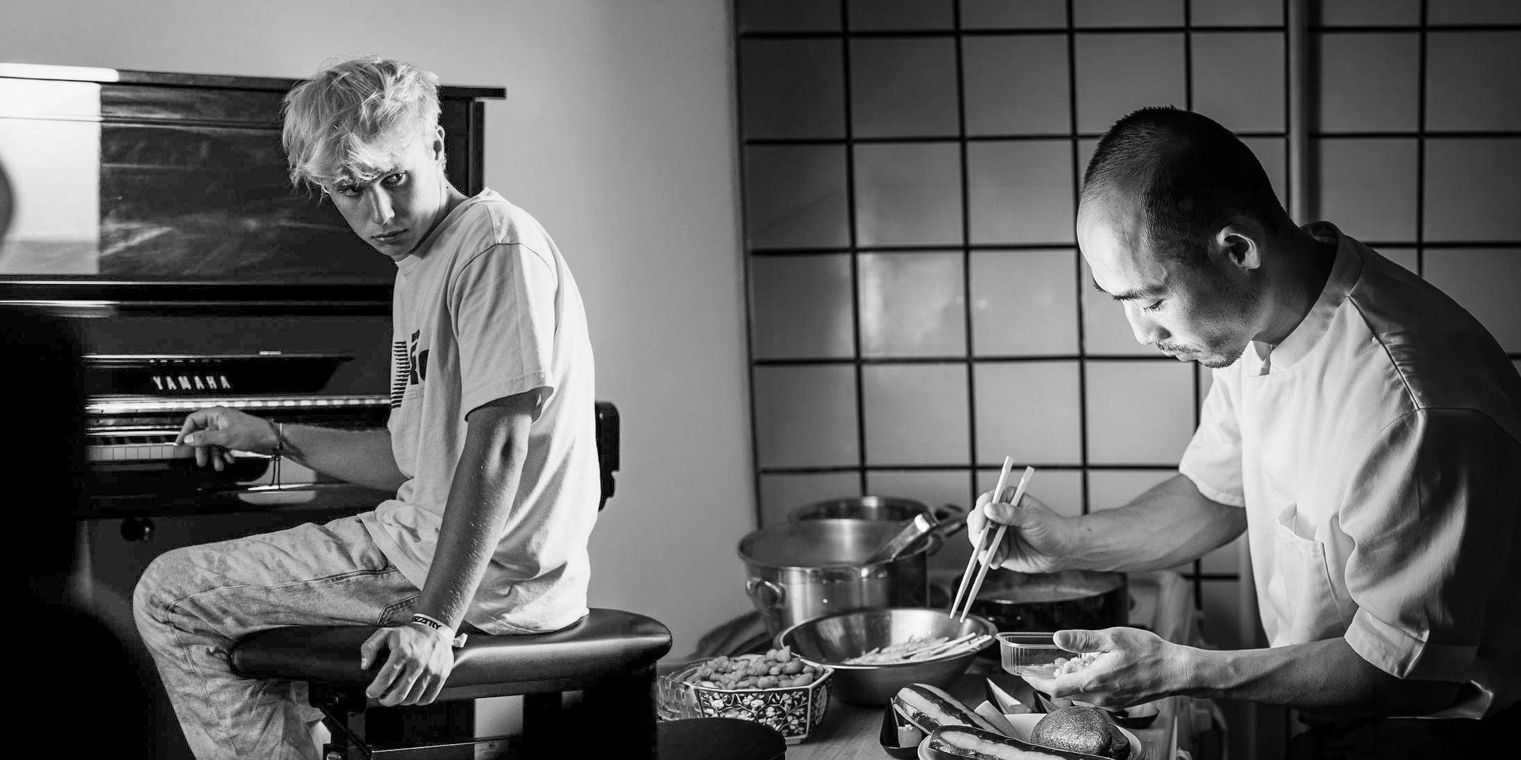 Omakase večerje pri Shinu ob klavirju